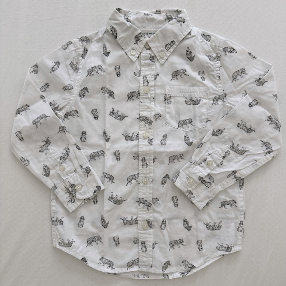Janie and Jack Animal Print Shirt